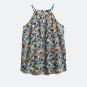 Papermoon Floral Cutout Tank Top Small